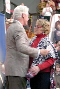 Bill Clinton in Helena